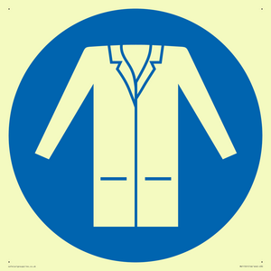 Custom Mandatory: Wear a lab coat